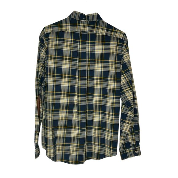 Ralph Lauren Men's Plaid Long Sleeve Shirt Button Down XL Yellow/Dk Green - Picture 2 of 13